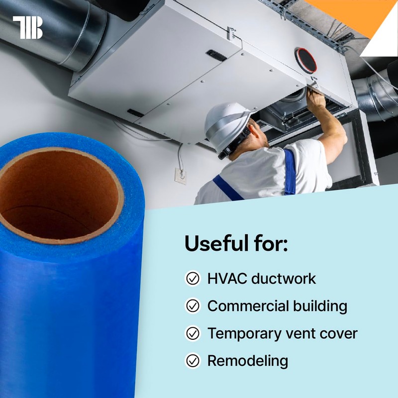 Duct Protection Film, 24 inch x 200 feet, Made in