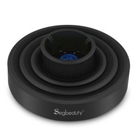 Segbeauty Travel Foldable Hair Diffuser, Collapsible Portable Hair Diffuser Easy for Natural Fine Thick Hair, Universal Blow Dryer Attachment for Blow Dryer with Nozzle 1.65-1.77In (Rose Red)