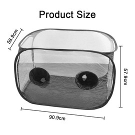 Mushroom Growing Still Air Box, Pop Up Mushroom Grow Tent Kit, Portable Mushroom Grow Bags Container for Mycology Supplies Spore Fungus Fume Hood Propagation Stations