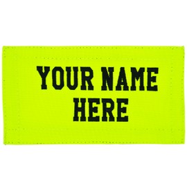 Lightning X Custom Embroidered Rip-Away Patch for LXP EMT Medical Trauma Bags w/Embroidered Name - Fluorescent Yellow