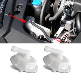 HAOBO 2PCS Radiator Coolant Reservoir Overflow Tank Cap with Joint, Coolant Reservoir Cap, 19102-PM5-A00 Car Replacement Accessories Radiator Cover for Honda Acura Accord Civic Pilot Insight Element