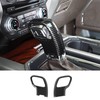 SQQP ABS Carbon Fiber Gear Shift Knob Cover Stick Shifter