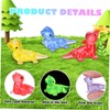 Hohopeti 60pcs Mini Gecko Dinosaur Mini Lizard Figurines Small Animal