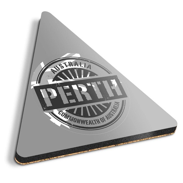 1 x Triangle Coaster - BW - Perth Australia Australian