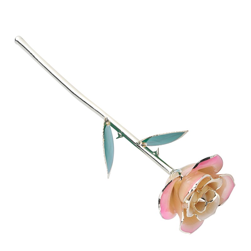 Long Stem Dipped 24k Gold Rose in Gift Box with