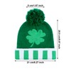 SATINIOR 4 Packs St. Patrick's Day Shamrock Knit Beanie Hat
