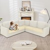 ALIECOM Sectional Couch Covers, 100% Waterproof High Stretch Sofa Slipcovers