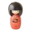 Usaburo Sosaku Kokeshi Doll Osanago Red Color Small Size Made
