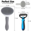 Kwispel 3PCS Dog Grooming Brush - Dog Brush for Shedding