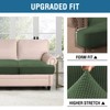 H.VERSAILTEX Stretch 2 Piece T Cushion Sofa Slipcovers Individually Sofa
