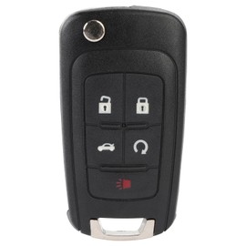 1 X Flip Key Fob for Buick Encore Lacrosse Regal Verano for Chevy Camaro Cruze Equinox Impala Malibu Sonic for GMC Terreno 2013-2016 OHT01060512