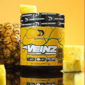 Dragon Pharma Mr. Veinz Pre Workout Powder – Non-Stim Formula with Citrulline, Beta Alanine & Nitrosigine – 40 Servings