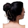 BasicSense A Pair of Leopard Print Hair Claw Set LightWeight