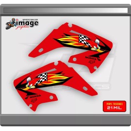 image graphics Honda 2003-2007 CR 125 250 Factory Team Woody Shroud Graphics set
