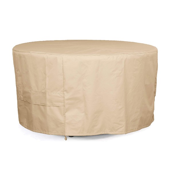 Covermates Round Accent Table Cover - Heavy-Duty Polyester, Weather Resistant,