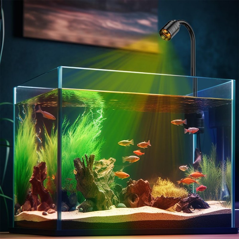 Aquarium Light, LED Light, Small, Aquarium Light, Spotlight, Tropical Fish