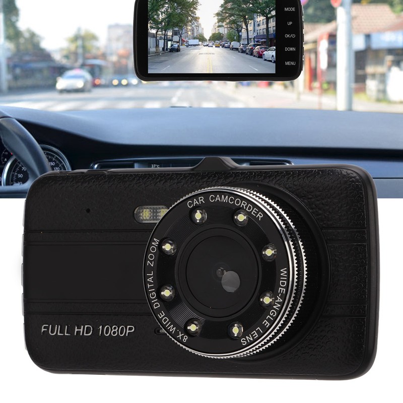 4 Inches 1080P 170 Degree Wide Angle Car DVR Front