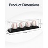 Baseball Display Case for 4 Baseballs, Clear Acrylic Baseball Display