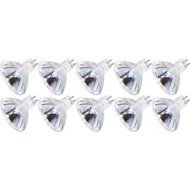 KOR (Pack of 10) MR16/FL - Flood- 12V - MR16 - GU5.3 Bi-Pin Base - Light Bulb with Clear Lens Cover - MR16 (20)