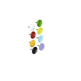 Whitecroft Essentials 26161 9.5 mm Drawing Pin - Assorted Colours (Pack of 100)