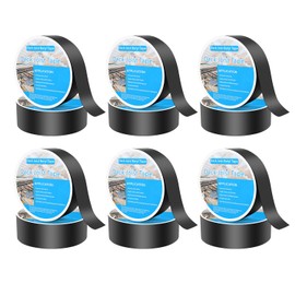 FAHKNS 2" x 50' Joist Tape for Decking, 12 Pack Butyl Joist Tape for Waterproof Deck Tape, Anti-Corrosion Weather Resistance Self-Adhesive Tape for Protect Wood Joist and Beams