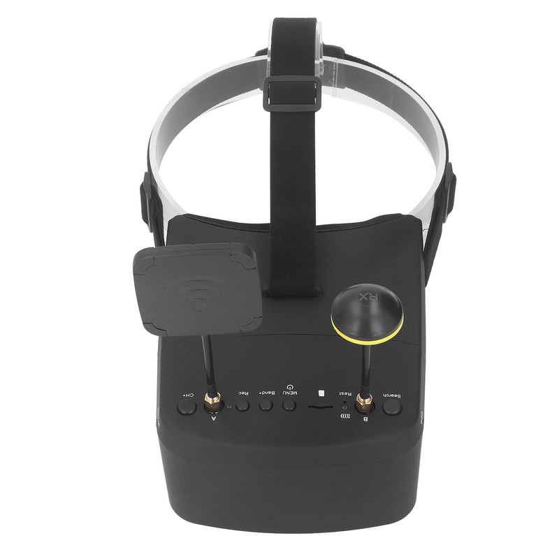 EV800D FPV Goggles with DVR 40CH 5 Inch 800x480 Resolution