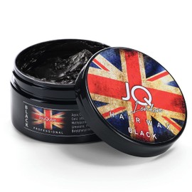 JoyQube Professional Colored Wax, for Men, BLACK Medium hold for all types of graying hair Covering effect Scented Modeling Made in Italy 100ml