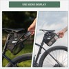 Rockbros Bicycle Saddle Bag with Bottle Holder Waterproof Scratch-Resistant Reflective