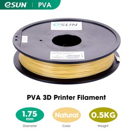 eSUN Water Soluble PVA Filament 1.75mm 0.5KG for 3D Printer - Support Material