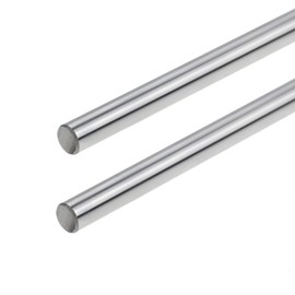 2 x 8 mm x 150 mm Linear Shaft Straight Round Rod 8 mm Diameter Linear Guide Horizontal Precision Shaft Linear Bearing for 3D Printer CNC