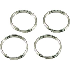 Himejiya Stainless Steel Double Ring Set of 4 (Inner Diameter 0.6 inches (14 mm) #14