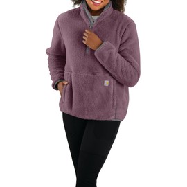 Carhartt Women's Loose Fit Fleece Pullover, Huckleberry, Medium