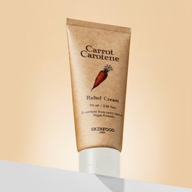Skinfood [Skinfood] Carrot Carotene Relief Cream + Gift Carrot Pad Set (2 pads * 5) / [스킨푸드]캐롯 카로틴 릴리프 크림 +증정 캐롯 패드세트(2매*5)