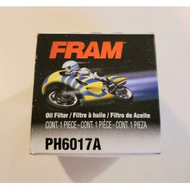 FRAM PH6017A Motorcycle ATV UTV Replacement Full-Flow Spin-On Oil Filter NEW
