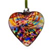 Sienna Glass HR8MU Multicoloured Friendship Heart 8cm