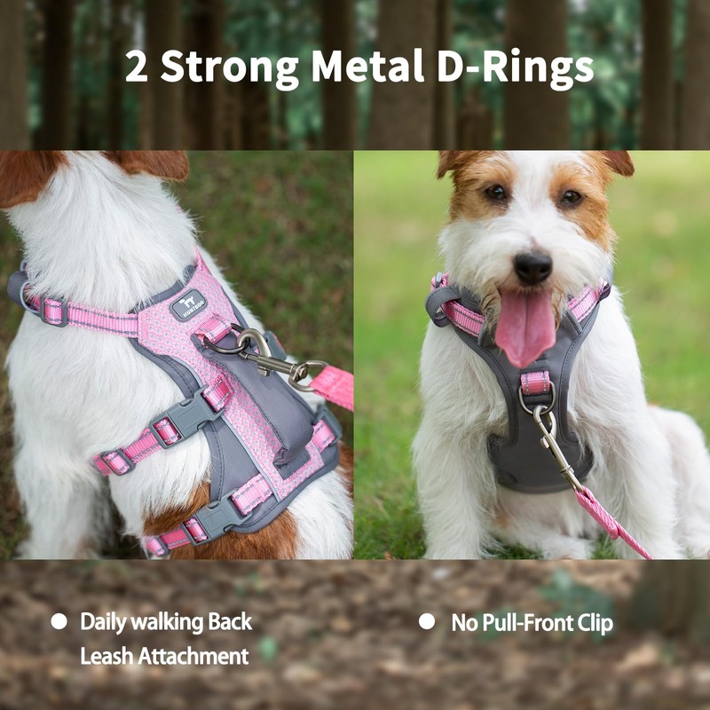 Huntboo Escape Proof Dog Harness Medium, Anti-Pull Dog Harness with