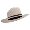 Jeanne Simmons Women's Flat Brim Cowboy Hat - Oatmeal OSFM