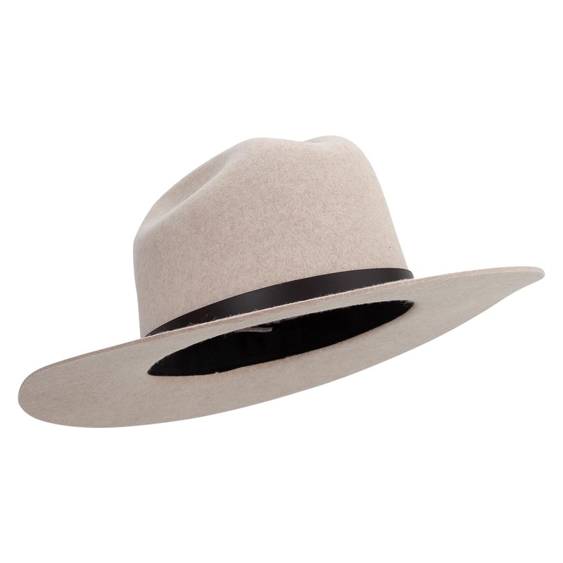 Jeanne Simmons Women's Flat Brim Cowboy Hat - Oatmeal OSFM