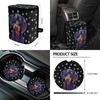 Suobstales Dachshund Paw Print Car Seat Cover Car Accessories Set