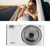 Digital Zoom Camera with 16x Powerful Zoom, 4K 44MP Full
