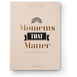 PrintWorks Bookshelf Albums - Moments that Matter Bookshelf Albums Photo Albums Home Interior Decoration, PW00529, One Size, Multi