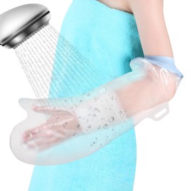 Waterproof Cast Cover Arm Adult Cast Covers for Shower Arm Watertight Seal Cast Bag for Shower Reusable Hand Cover for Bathing after Surgery