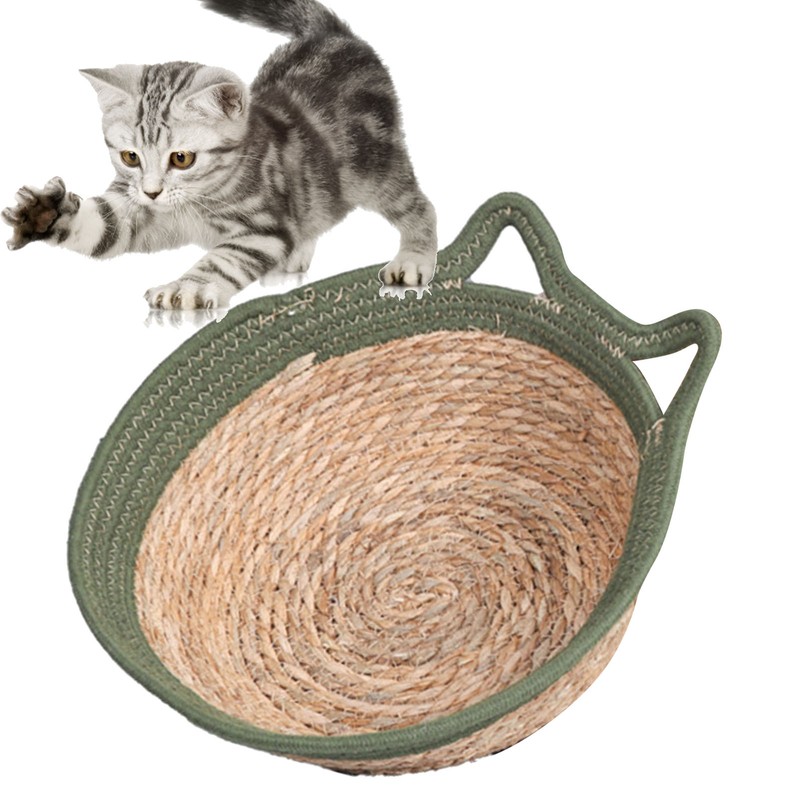 Hand Woven Cat Nest Breathable Round Cotton Rope Woven Warm