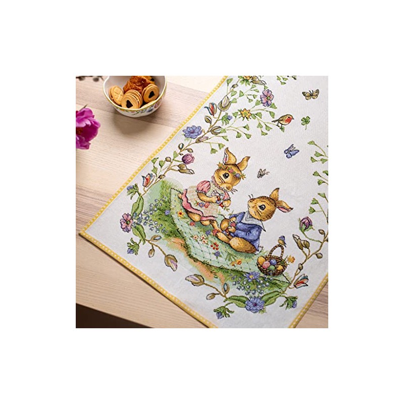Villeroy & Boch Spring Fantasy Table Runner, Spring, Decorative Easter,