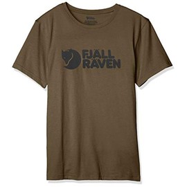 Fjallraven Logo T-Shirt - Men's Dark Olive Large