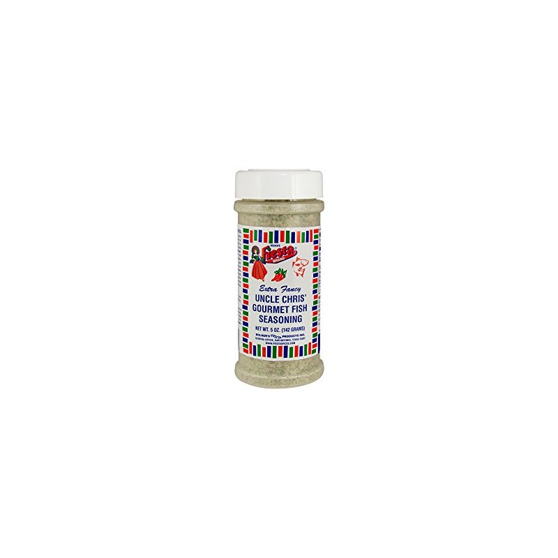 Bolner's Fiesta Uncle Chris Gourmet Fish Seasoning 5oz