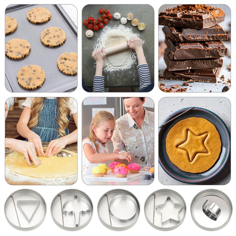 13pcs Stainless Steel Cookie Cutters, Korean Dalgona Sugar Candy Making