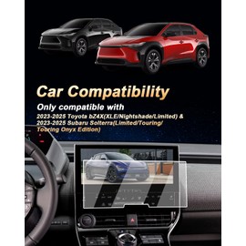 2025 Toyota bZ4X Screen Protector - For 2023-2025 Toyota bZ4X & Subaru Solterra 12.3-Inch Navigation Screen - 9H Hardness Tempered Glass HD 2023-2025 Toyota bZ4X/Solterra Accessories Anti Fingerprints