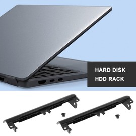 Create idea 4pcs Hard Drive Cover with Screws HDD Caddy Door Cover Compatible with Dell Latitude E6430 E6530 E6330 Series Laptop Black