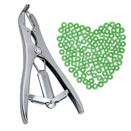 M.Z.A Animal Castration Tool, Steel, Pig Tail, Clamp for Sheep and Cattle